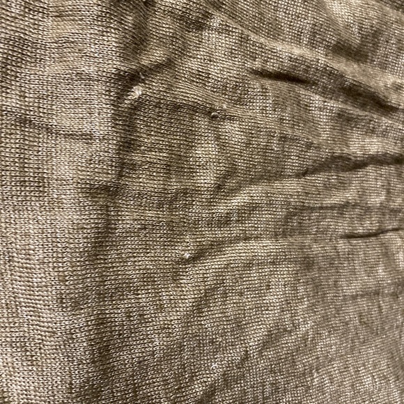 portolano 100% Cashmere Taupe Knit Scarf 20x88 - Picture 6 of 6